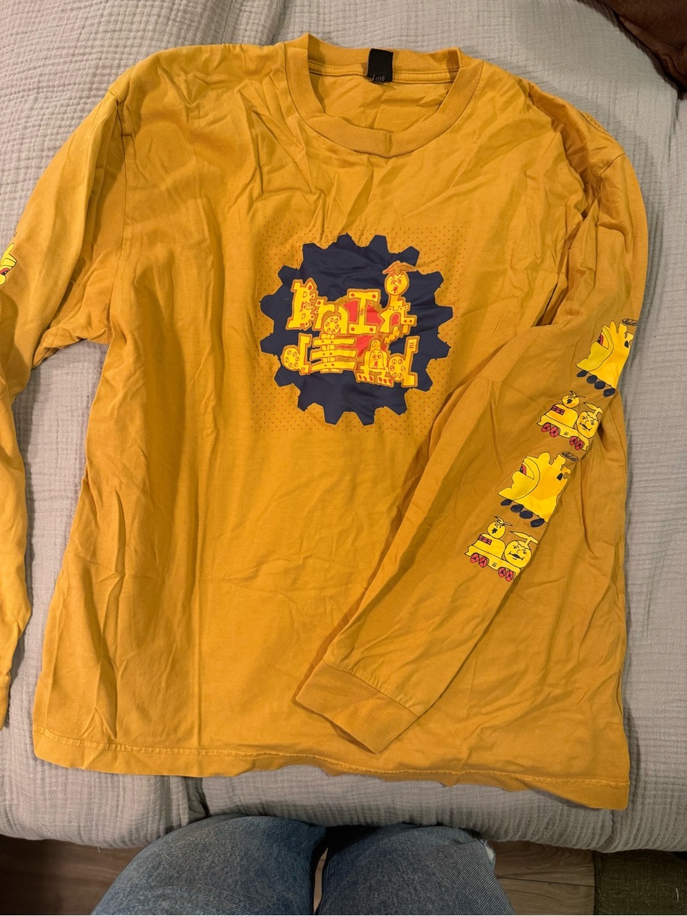 Brain Dead Long Sleeve Tee Sz M